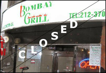 Bombay Grill, MidTown West Manhattan, New York