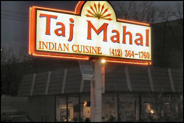 Taj Mahal Restaurant, Pittsburgh