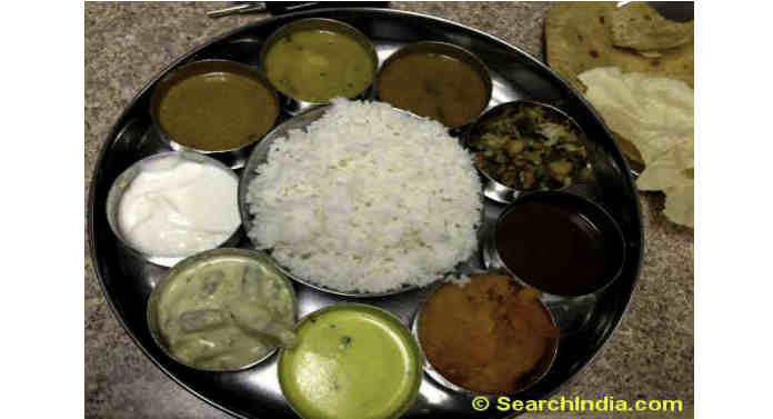 Indian Curry Thali Meals