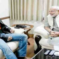 Narendra Modi & Salman Khan Meeting in January 2014